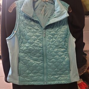 L.L. Bean Women's Teal Quilted Vest